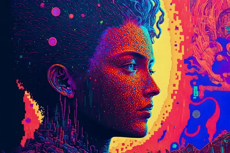 Arte digital generado por inteligencia artificial